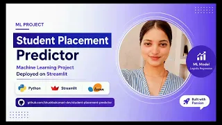 My First ML Project Student Placement Predictor with Streamlit For Beginners After ML Theory