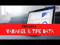 PBO Java Variabel dan Tipe Data