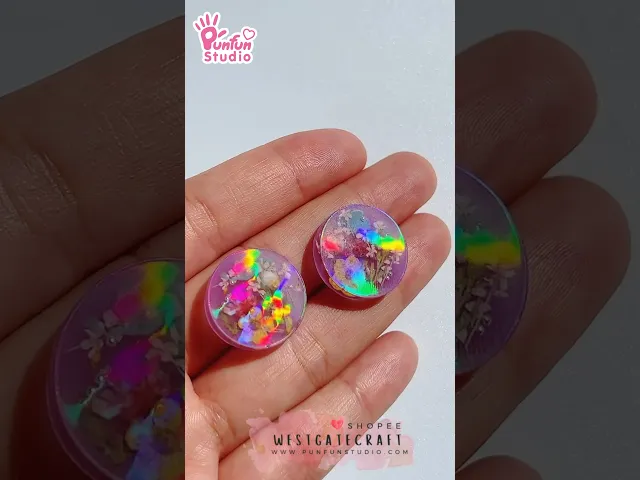HLM 16, 17  / Holographic Mold / 1.5, 2.0, 2.5 cm / Use with Epoxy resin / Silicone Mold