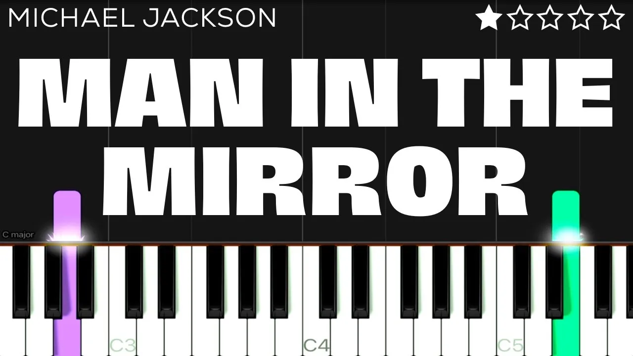 Michael Jackson - Man in the Mirror | EASY Piano Tutorial
