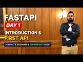 FastAPI Tutorial in Hindi - Day 1 First API Introduction