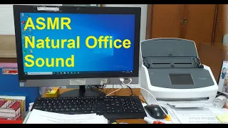 asmr typing in office natural sound office suara ketik di komputer