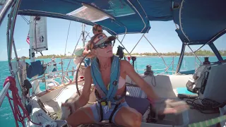 The two of us going through some sailing maneuvers and staying married