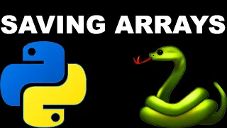 Numpy Save Array