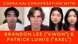 Cobra Kai Conversation Kwon Axel Young Kim Da-Eun Interview