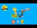 Snake water gun game using html css and java script With source Code