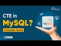 What is CTE function How to use CTE in mysql SQL Tutorial