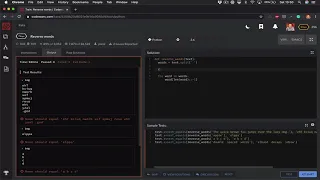 Codewars Reverse Words in Python