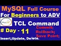 COMMIT AND ROLLBACK IN MySQL How to inactivate Auto Commit and Apply Commit and Rollback in MySQL