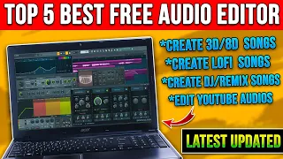 Download Top 5 Best Free Audio Editing Software for PC/Laptop [2024] - Beginner to Advanced⚡[Latest Updated]🤯 MP3