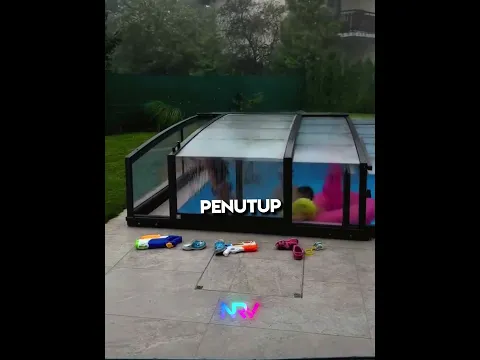Hujan Es Datang Tepat Setelah Kolam Ditutup! 🌨️🏊