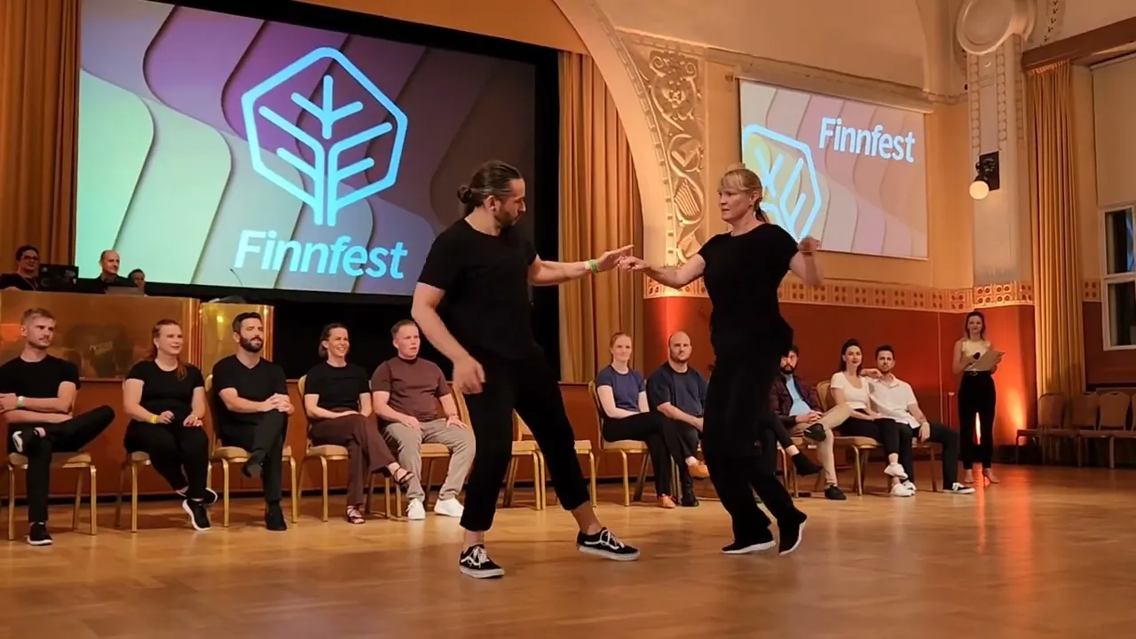 "Lavender Haze" Hannu-Pekka Schukov & Terhi Vuovirta - 5th place Open Strictly Finals - Finnfest2023