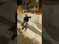 Download Lagu funny guy jump over hard snow