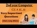 class 12 computer science chapter 10 11 important questions