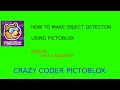HOW TO MAKE OBJECT DETECTOR IN PICTOBLOX using object detection