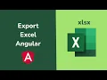 How to export excel in angular Angular Export to Excel Tutorial with xlsx Package