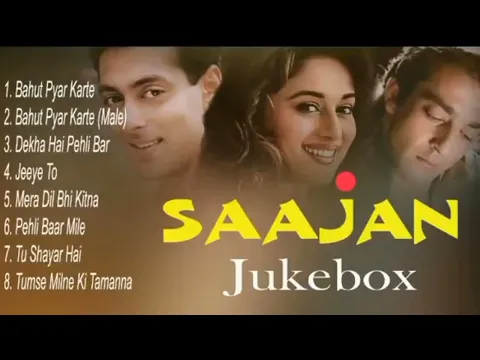 Download MP3 Saajan Movie All Songs || Madhuri D , Salman K \u0026 Sanjay D || Evergreen Hits Sons. #gohilchetu