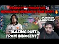 Lagu REAKSI R7🇮🇩 TENGOK SRG🇲🇾 MENGGANAS MEMBANTAI TEAM SPIRIT 🔥 BLAZING DUET FORM INNOCENT 