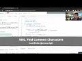 How to Solve 1002 Find Common Characters on LeetCode - Javascript