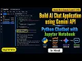 75 Build AI Chat Application using Gemini API Python Chatbot with Vertex AI Google Cloud