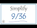 How to Simplify the Fraction