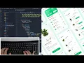 ASMR Programming - Plant App Loading Screen Welcome Screen