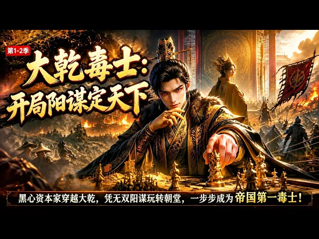 一口气看完 丨大乾毒士,开局阳谋定天下,黑心资本家穿越大乾,靠无双阳谋成朝堂毒士