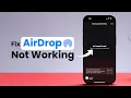 How To Fix Airdrop Not Working On iPhone