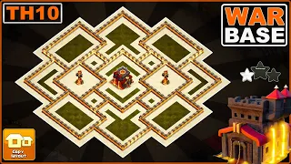 NEW BEST COC TH10 War Base 2023 Copy Link Anti 2 star Town Hall 10 base - Clash of Clans