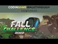 Codingame Fall 2022 Challenge Walkthrough