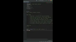 Basic Python Email Validator