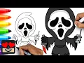 How To Draw Ghostface Scream