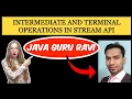 Stream Operations Part-1 Using filter distinct sorted and forEach methods in Stream API