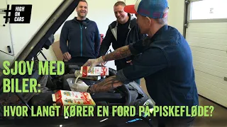Sjov med biler: Hvor langt kører en Ford-motor på fløde? Og hvad skal vi med vores SAAB?