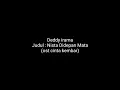 Download Lagu Deddy Irama - Nista Didepan Mata (Lirik)