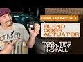 Installing the Blend Door Actuator on a Chrysler Pacifica 2017-2022 Models