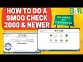 HOW TO Do a Smog Check 2000 Newer CA