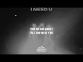 BUNT., Malou - i need u (Lyrics)