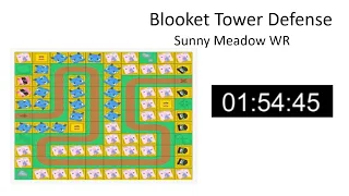 Blooket Tower Defence Sunny Meadow - WR 01 54 45