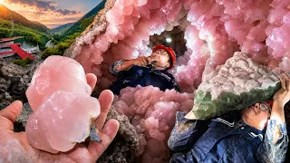 我深入地下530米，探访中国的粉色方解石矿