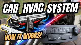 I Tore Apart an Entire Dashboard to See How Your Car A/C & Heat Actually Work!