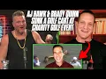 Brady Quinn Tells Story About AJ Hawk Sinking A Golf Cart At Charity Event Pat McAfee Reacts