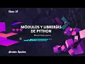18 Libreria datetime Modulo datetime para el control de fechas y horas