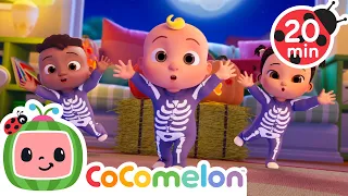 Spooky Skeleton Dance! 🎤 CoComelon Let's Move Party 🎤 Sing and Dance Along