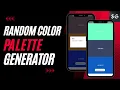 Random Color Palette Generator in React Native React Native Project for Beginners