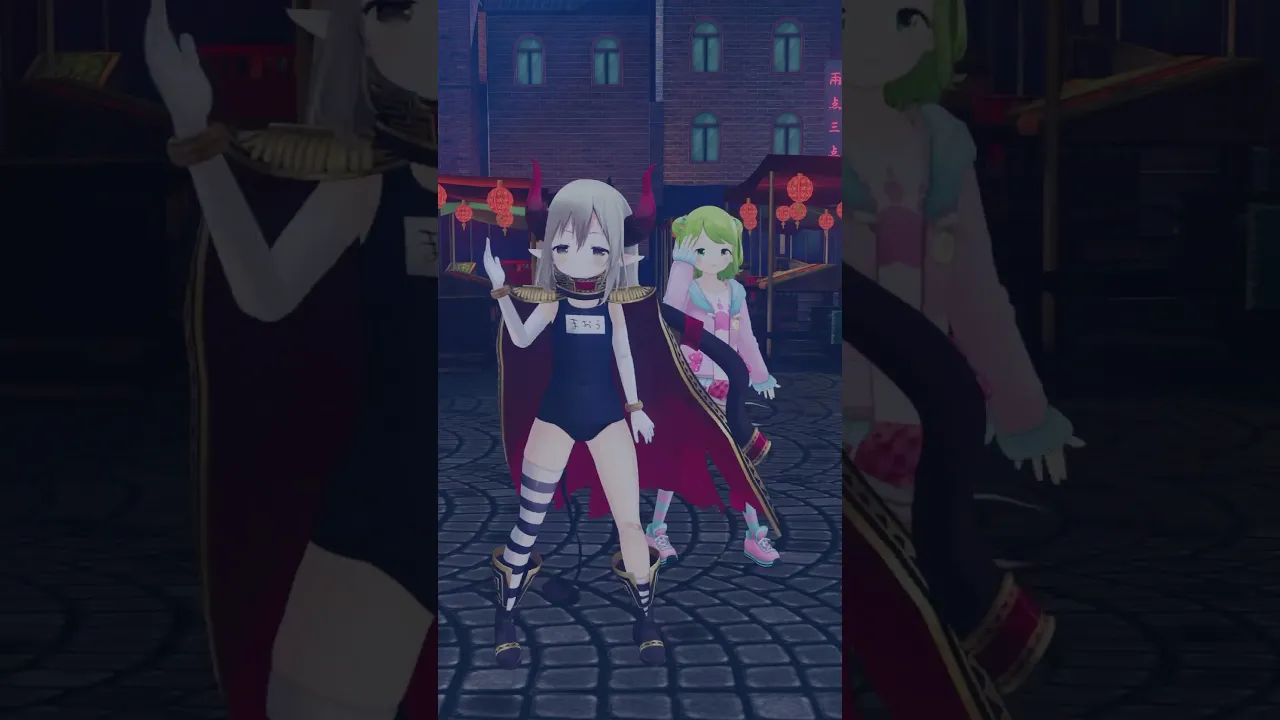 えまかざでフライディ・チャイナタウン踊ってみた🐼 #shorts #vtuber #dance #にじさんじ 【えま★おうがすと・森中花咲】