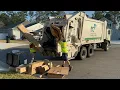 Lagu FCC Mack MRU EZ-Pack Goliath Rear Loader Garbage Truck Packing Super Post Christmas Trash 