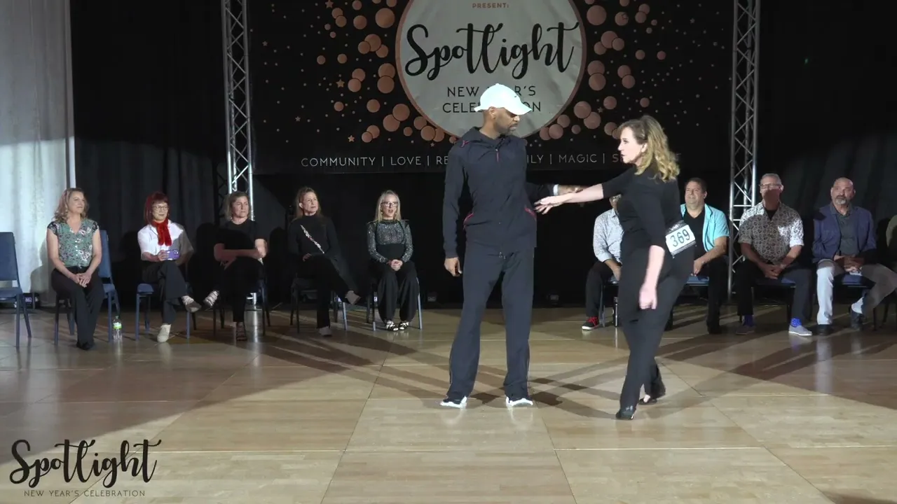 Spotlight New Year's Celebration 2024/2025 Masters Open Jack & Jill CJ Caraway & Wendy Carter