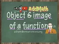 Form 4 Object and Image of a function