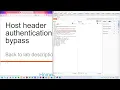 Host header authentication bypass PortSwigger